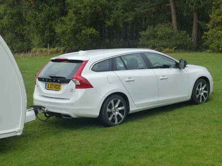 Использование фаркопа Volvo V60